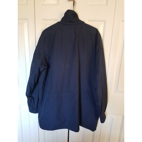 Vintage Eddie Bauer Wool Lined mountain parka jacket L Full Zip Snap Button Coat - Picture 2 of 8